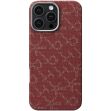 Защитный чехол Pitaka Tactile Woven Case Monogram для Apple iPhone 16 Pro Max (KI1602PTKP) - Red / Gold (366363RF)