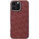 Защитный чехол Pitaka Tactile Woven Case Monogram для Apple iPhone 16 Pro Max (KI1602PTKP) - Red / Gold (366363RF). Фото 1 из 12