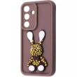 Захисний чохол Pretty Things Case для Samsung Galaxy S24 (S921) - Brown / Rabbit (347167H)