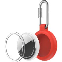 Защитный чехол Reframe Carbon для Apple AirTags - Red: фото 1 из 4