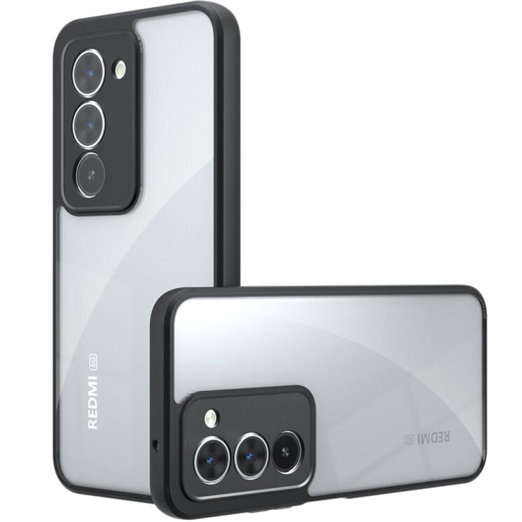 Защитный чехол Reframe Clear Bound для Xiaomi Redmi 15 - Black: фото 1 из 6