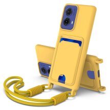 Защитный чехол Reframe Silicone Holder для Motorola Moto G85 / Edge 50 Fusion - Yellow: фото 1 из 7