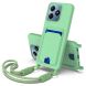 Защитный чехол Reframe Silicone Holder для Realme C63 / C61 / Note 60x / Note 60 - Green (374119G). Фото 1 из 7