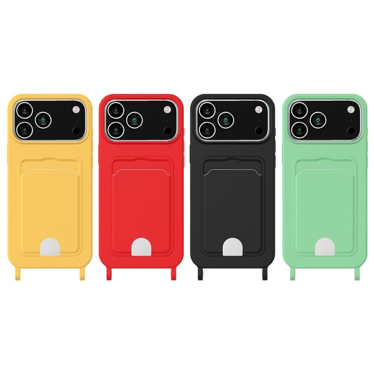 Захисний чохол Reframe Silicone Holder with Strap для iPhone 18 Pro Max / 17 Pro Max - Green: фото 2 з 8