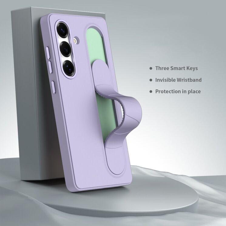Защитный чехол Reframe Standing Grip для Samsung Galaxy S25 FE (S731) - Purple: фото 13 из 13