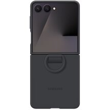 Защитный чехол Ring Case (Silicone) для Samsung Galaxy Flip 7 (EF-PF766TBEGUA) - Black: фото 1 из 6