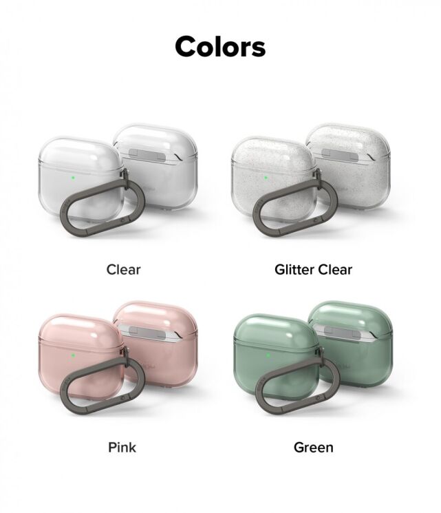 Защитный чехол Ringke Air (FH) для Apple AirPods 4 (8800274964488) - Clear: фото 6 из 14