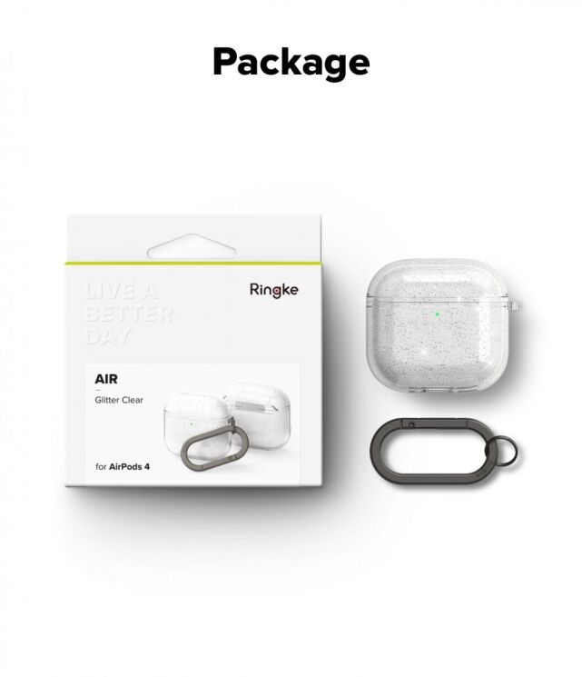 Защитный чехол Ringke Air (FH) для Apple AirPods 4 (8800274964488) - Clear: фото 13 из 14