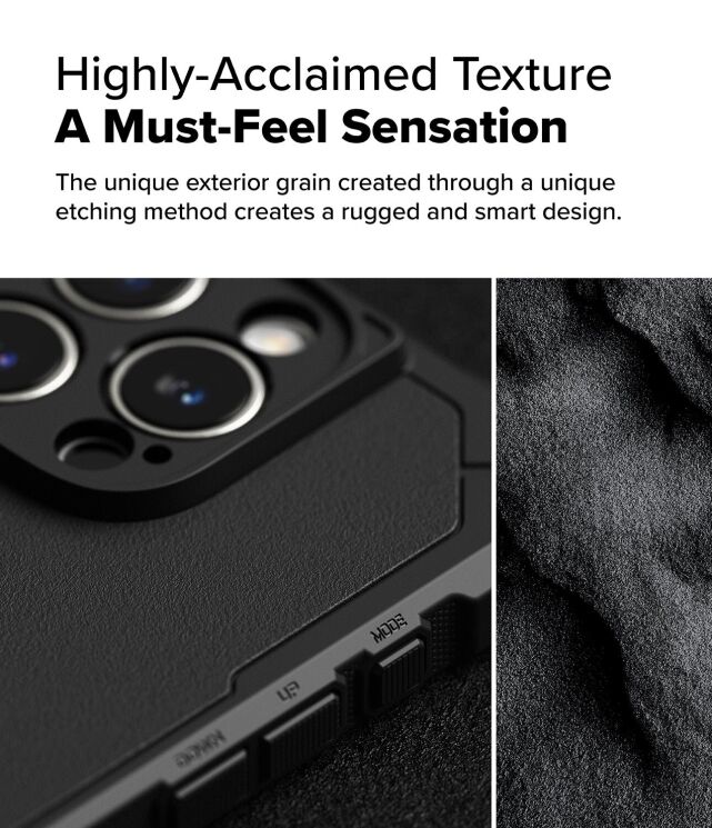 Защитный чехол Ringke Rugged Gear Magnetic для Apple iPhone 16 Pro (8800274963832) - Camo Black: фото 11 из 18