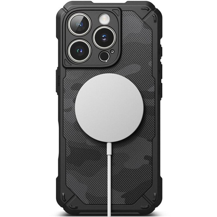 Защитный чехол Ringke Rugged Gear Magnetic для Apple iPhone 16 Pro (8800274963832) - Camo Black: фото 3 из 18