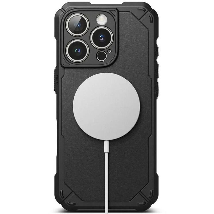 Захисний чохол Ringke Rugged Gear Magnetic для Apple iPhone 16 Pro (8800274963771) - Black: фото 3 з 18