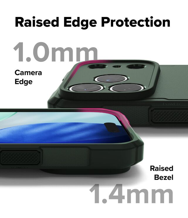 Защитный чехол Ringke Rugged Gear Magnetic для iPhone 17 Pro (8800328811331) - Dark Green: фото 8 из 11