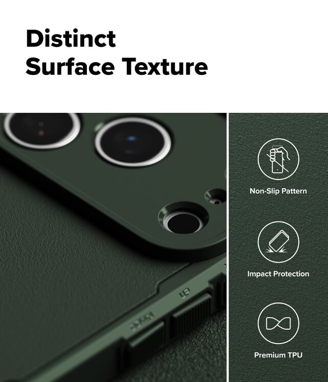 Защитный чехол Ringke Rugged Gear Magnetic для iPhone 17 Pro (8800328811331) - Dark Green: фото 6 из 11