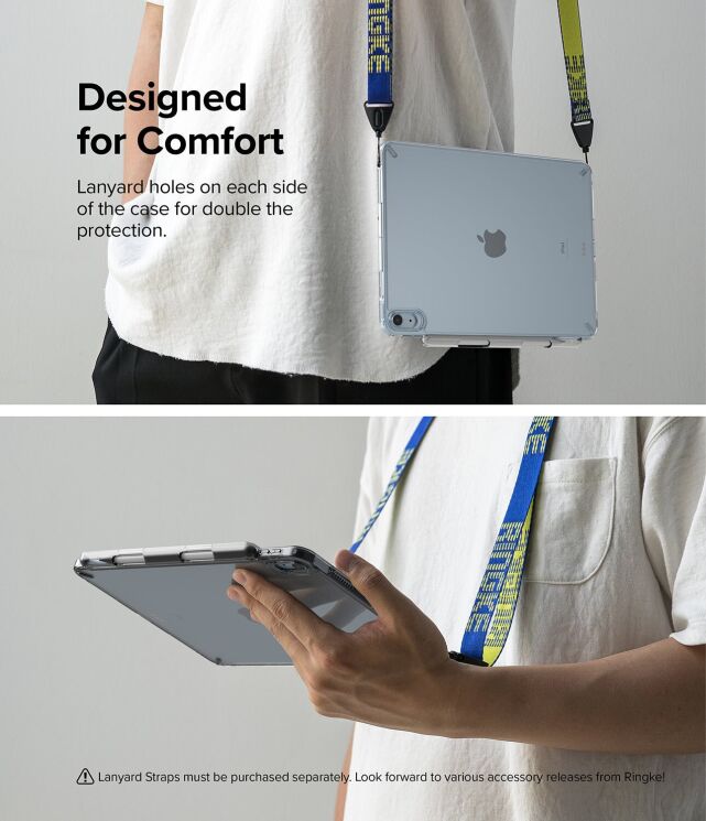 Защитный чехол Ringke T Fusion для iPad Air 11 M4/M3/M2 (2026/2025/2024) / Air 4 / 5 10.9 (2020/2022) 8809758106994 - Clear (359221C) Защитный чехол Ringke T Fusion для iPad Air 11 M4/M3/M2 (2026/2025/2024) / Air 4 / 5 10.9 (2020/2022) 8809758106994 - Clear: фото 10 из 11