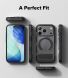 Защитный чехол Ringke UX Magnetic для iPhone 18 Pro (8800380463417) - Matte Black (423779MB). Фото 13 из 18