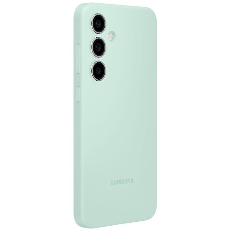 Защитный чехол Silicone Case для Samsung Galaxy S24 FE (S721) EF-PS721CMEGWW - Mint: фото 3 из 5