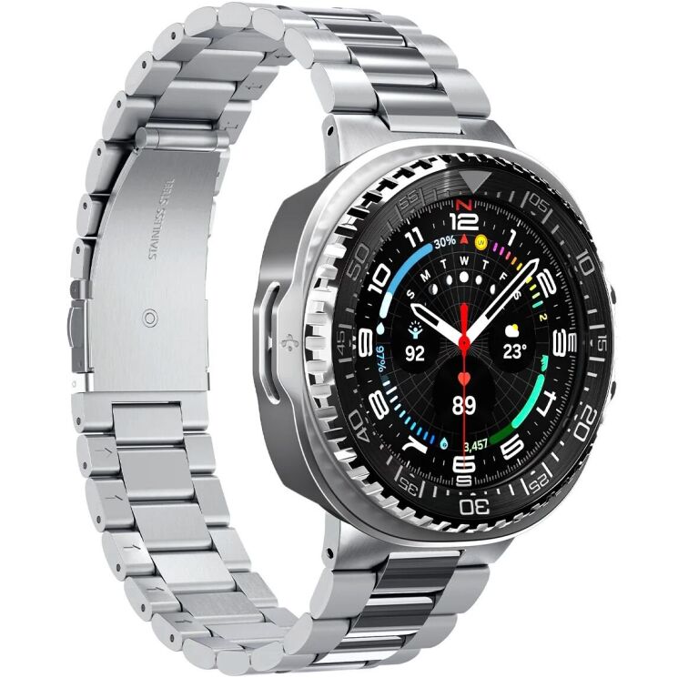 Защитный чехол Spigen Bezel Tune Pro для Samsung Galaxy Watch 8 Classic (ACS10016) - Black: фото 4 из 11