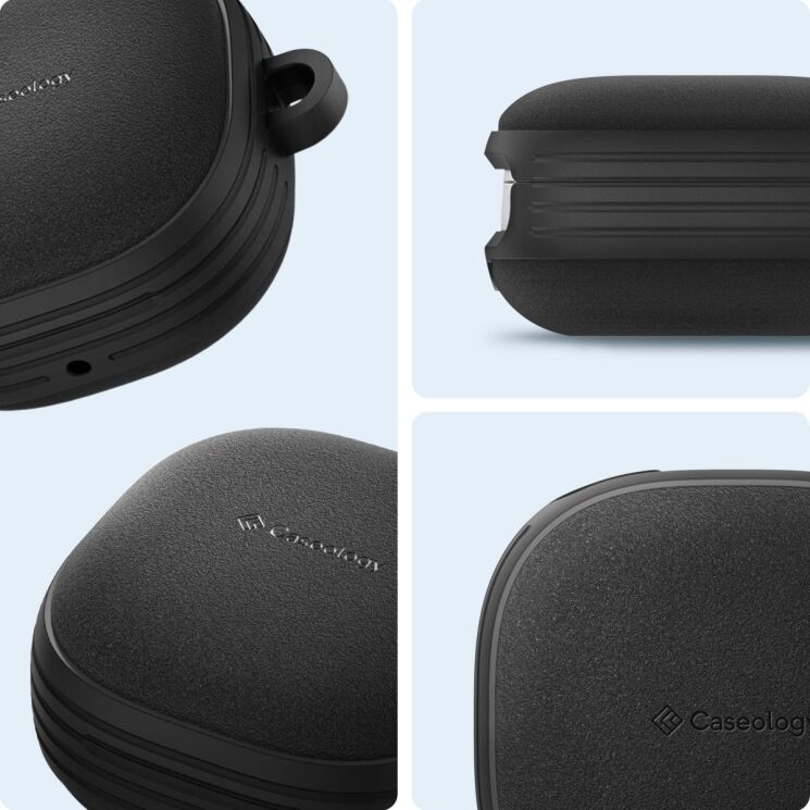 Захисний чохол Spigen (SGP) Caseology Vault для Samsung Galaxy Buds Live / Buds Pro / Buds 2 / Buds 2 Pro / Buds FE - Matte Black: фото 19 з 21
