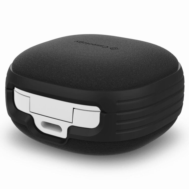 Захисний чохол Spigen (SGP) Caseology Vault для Samsung Galaxy Buds Live / Buds Pro / Buds 2 / Buds 2 Pro / Buds FE - Matte Black: фото 6 з 21