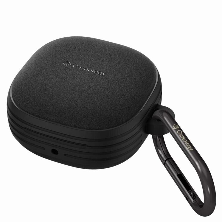 Захисний чохол Spigen (SGP) Caseology Vault для Samsung Galaxy Buds Live / Buds Pro / Buds 2 / Buds 2 Pro / Buds FE - Matte Black: фото 1 з 21