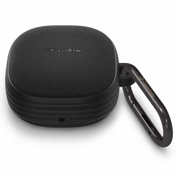 Захисний чохол Spigen (SGP) Caseology Vault для Samsung Galaxy Buds Live / Buds Pro / Buds 2 / Buds 2 Pro / Buds FE - Matte Black: фото 3 з 21