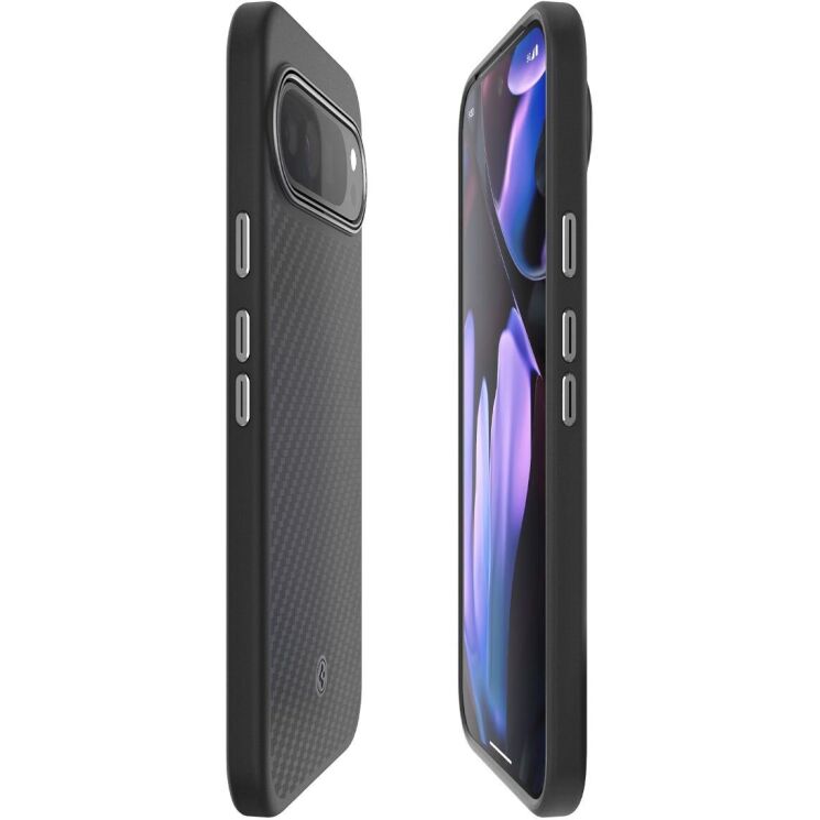 Защитный чехол Spigen (SGP) Enzo Aramid для Google Pixel 9 Pro XL - Black: фото 5 из 17