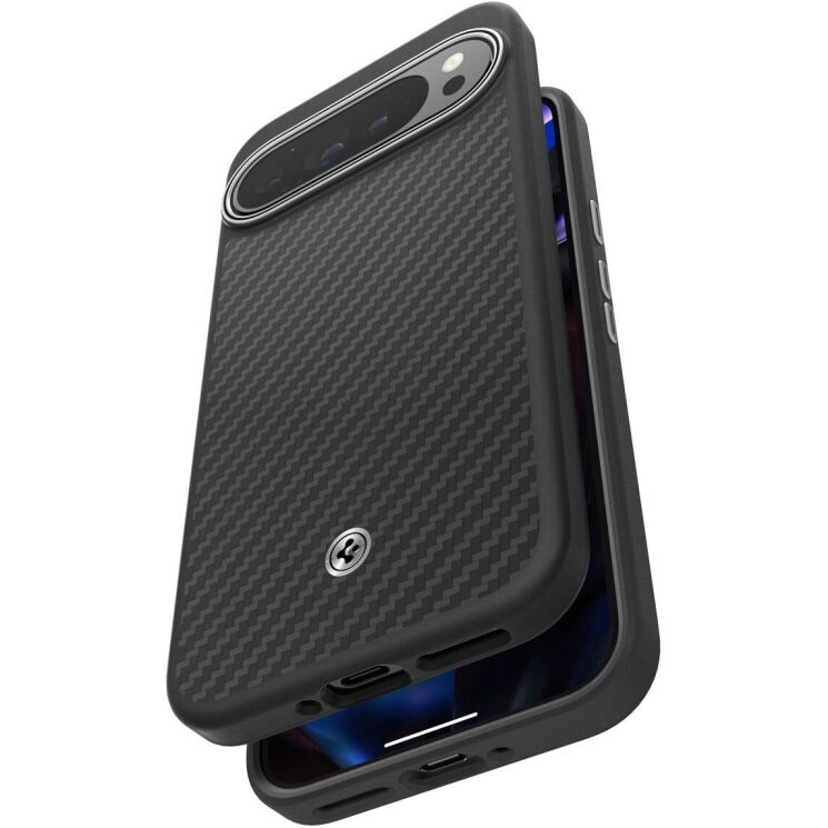 Защитный чехол Spigen (SGP) Enzo Aramid для Google Pixel 9 Pro XL - Black: фото 6 из 17