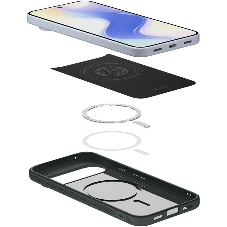 Захисний чохол Spigen (SGP) Liquid Air (MagFit) для Google Pixel 10 / 10 Pro (ACS09696) - Abyss Green: фото 6 з 14