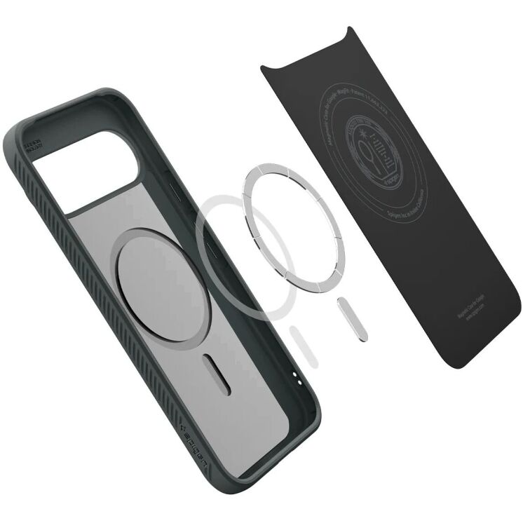 Захисний чохол Spigen (SGP) Liquid Air (MagFit) для Google Pixel 10 / 10 Pro (ACS09696) - Abyss Green: фото 5 з 14
