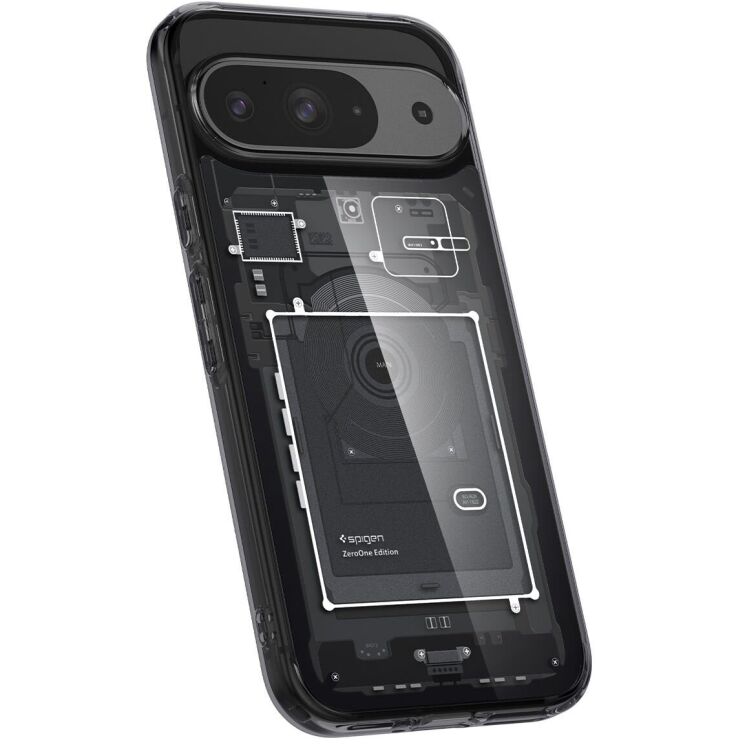Защитный чехол Spigen (SGP) Ultra Hybrid Zero One для Google Pixel 9 / 9 Pro - Black: фото 3 из 14
