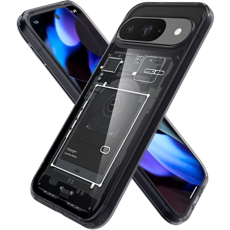 Защитный чехол Spigen (SGP) Ultra Hybrid Zero One для Google Pixel 9 / 9 Pro - Black: фото 5 из 14