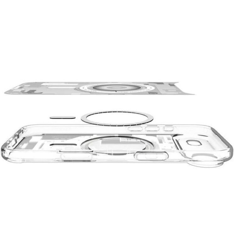 Защитный чехол Spigen (SGP) Ultra Hybrid Zero One (MagFit) для iPhone Air (ACS10318) - One White: фото 6 из 13