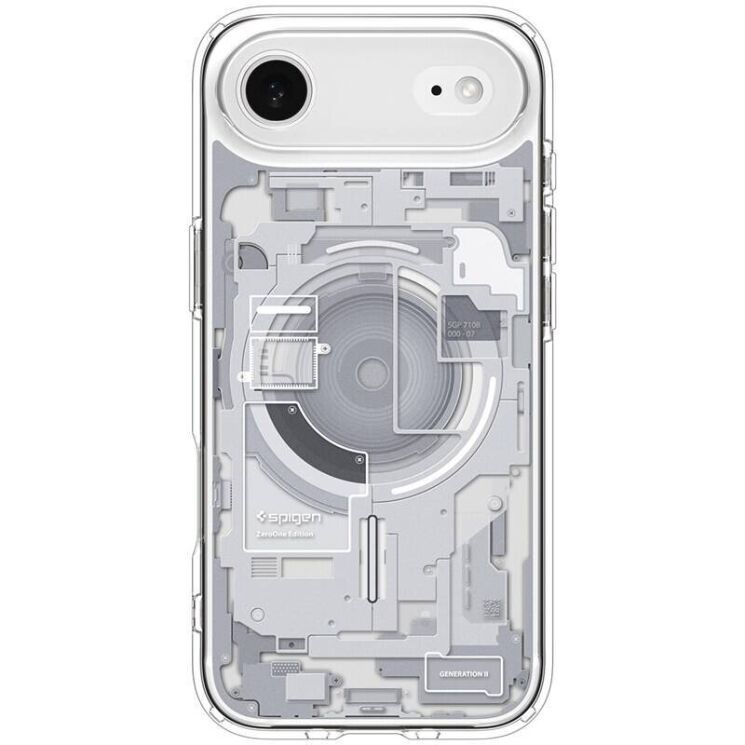 Защитный чехол Spigen (SGP) Ultra Hybrid Zero One (MagFit) для iPhone Air (ACS10318) - One White: фото 2 из 13