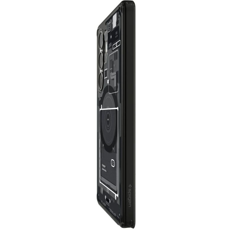 Защитный чехол Spigen (SGP) Ultra Hybrid Zero One (MagFit) для Samsung Galaxy S25 Ultra (S938) ACS08957 - One Black: фото 9 из 18