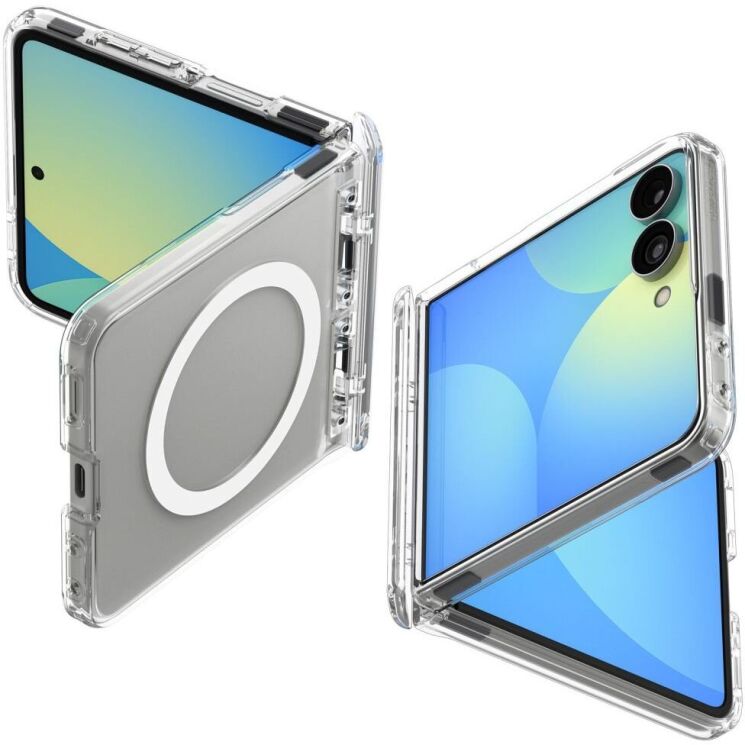 Защитный чехол Spigen Ultra Hybrid Pro (MagFit) (FF) для Samsung Galaxy Flip 8 (ACS11524) - Clear (423561C) Защитный чехол Spigen Ultra Hybrid Pro (MagFit) (FF) для Samsung Galaxy Flip 8 (ACS11524) - Clear: фото 3 из 13