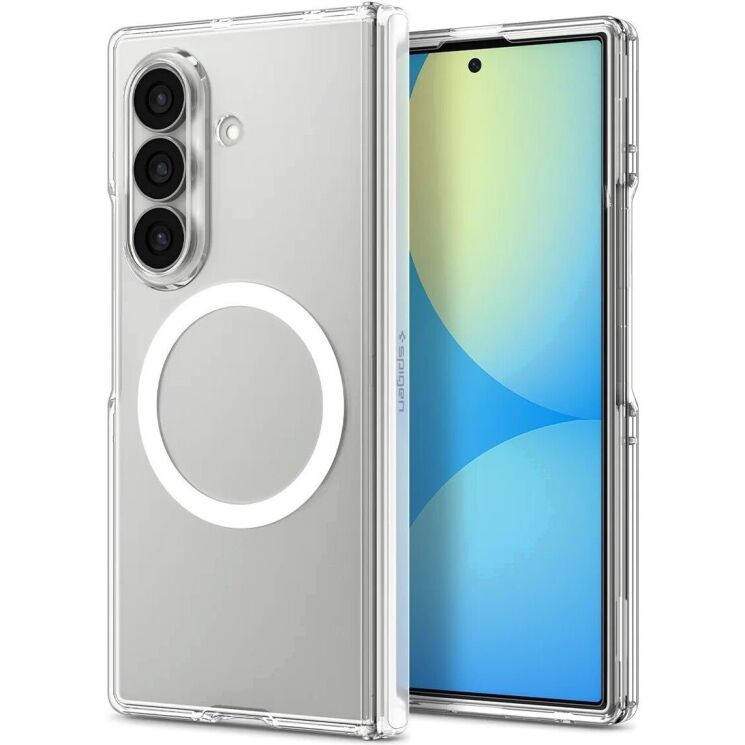 Защитный чехол Spigen Ultra Hybrid Pro (MagFit) FF для Samsung Galaxy Fold 8 Ultra (ACS11506) - Clear White (424092W) Защитный чехол Spigen Ultra Hybrid Pro (MagFit) FF для Samsung Galaxy Fold 8 Ultra (ACS11506) - Clear White: фото 2 из 13
