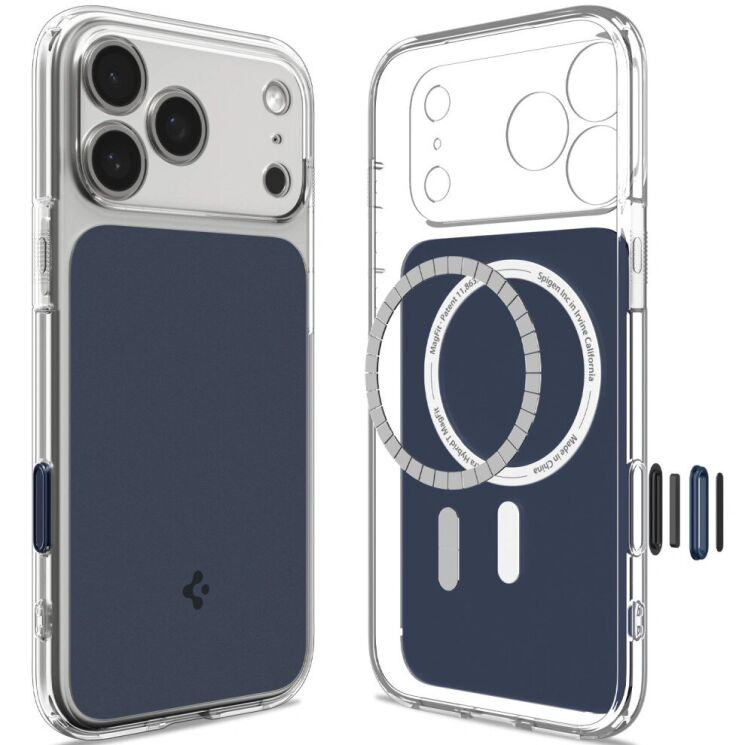 Защитный чехол Spigen Ultra Hybrid T MagFit для iPhone 18 Pro Max (ACS12135) - Matte Blue (440307L) Защитный чехол Spigen Ultra Hybrid T MagFit для iPhone 18 Pro Max (ACS12135) - Matte Blue: фото 2 из 14