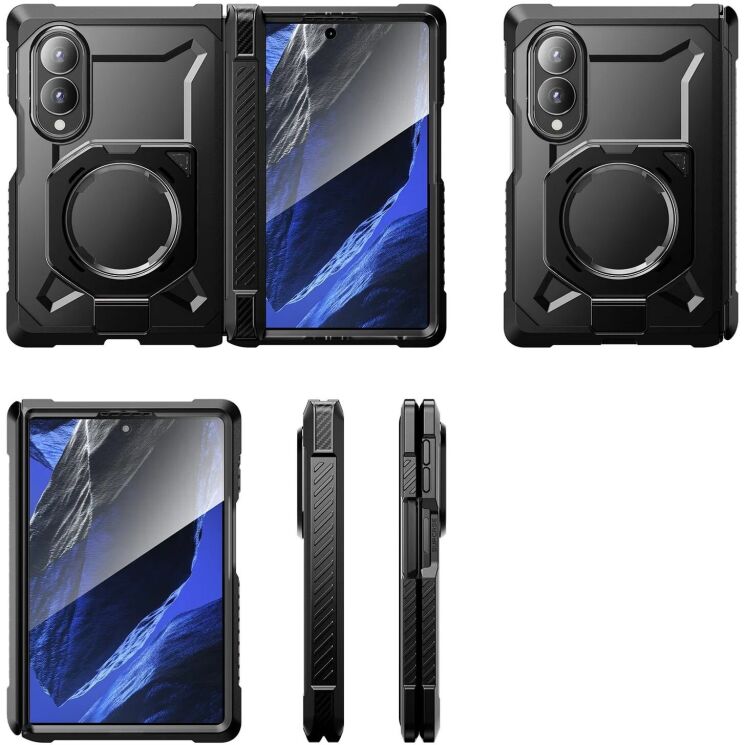 Защитный чехол Supcase UB Grip MagSafe (FF) для Samsung Galaxy Fold 8 (843439162303) - Black: фото 5 из 12