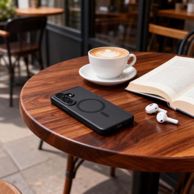 Защитный чехол Tech-Protect MagCam MagSafe для Samsung Galaxy S26 (S942) - Matte Black: фото 7 из 10