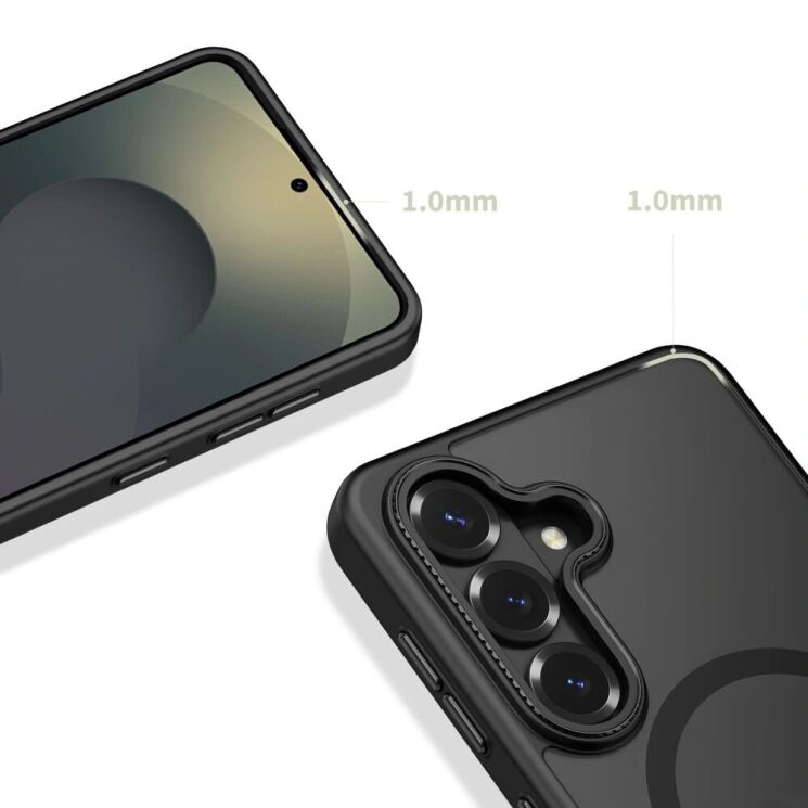 Защитный чехол Tech-Protect MagCam MagSafe для Samsung Galaxy S26 (S942) - Matte Black: фото 5 из 10