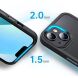 Захисний чохол Tech-Protect Magmat MagSafe для Samsung Galaxy S23 Ultra (S918) - Matte Black (321075B). Фото 3 з 4