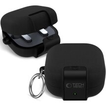 Защитный чехол Tech-Protect Slim Hook для Samsung Galaxy Buds 4 / Buds 4 Pro - Black: фото 1 из 10