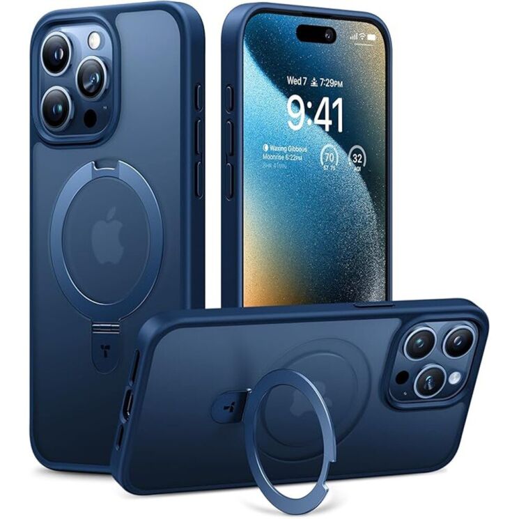 Защитный чехол TORRAS Upro Case для Apple iPhone 15 Pro - Navy Blue: фото 1 из 7