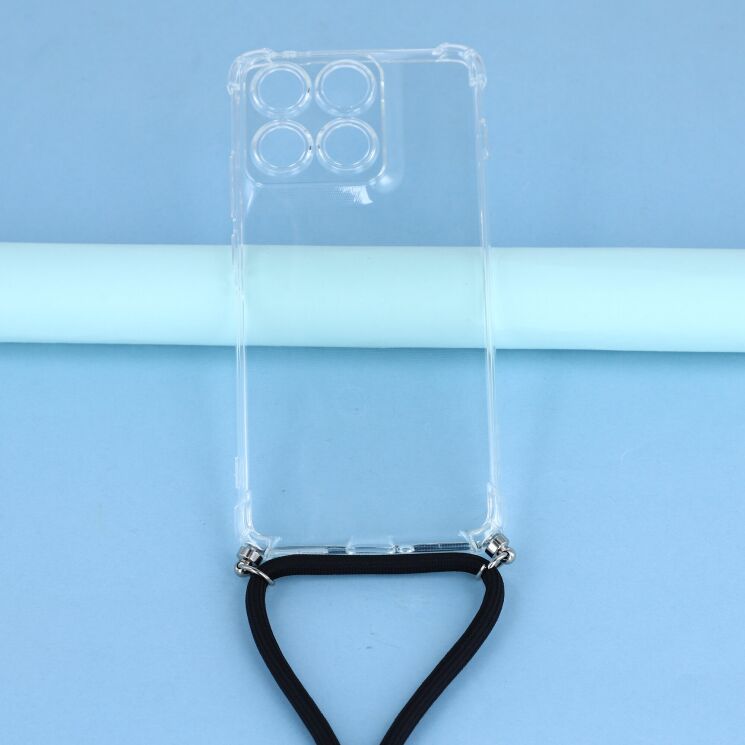 Захисний чохол UniCase AirBag with Strap для Motorola Edge 70 - Transparent: фото 2 з 4