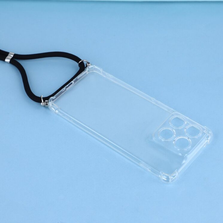 Захисний чохол UniCase AirBag with Strap для Motorola Edge 70 - Transparent: фото 4 з 4