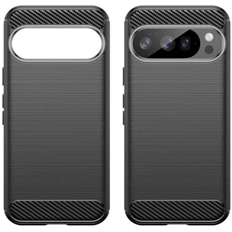 Защитный чехол UniCase Carbon для Google Pixel 10 / 10 Pro - Black: фото 2 из 8