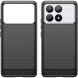 Защитный чехол UniCase Carbon для Xiaomi Poco F6 Pro - Black (354935B). Фото 2 из 8
