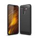 Защитный чехол UniCase Carbon для Xiaomi Pocophone F1 - Black (117207B). Фото 1 из 11
