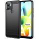 Защитный чехол UniCase Carbon для Xiaomi Redmi A1+ / A2+ - Black (326413B). Фото 1 из 8