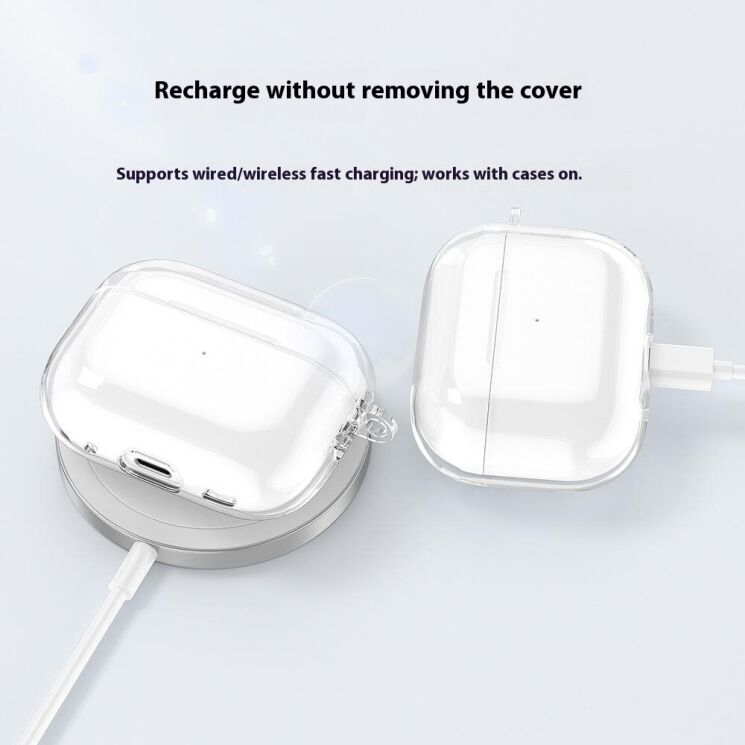 Защитный чехол UniCase Crystal Cover (FH) для AirPods Pro 3 - Transparent (390117T) Защитный чехол UniCase Crystal Cover (FH) для AirPods Pro 3 - Transparent: фото 5 из 9